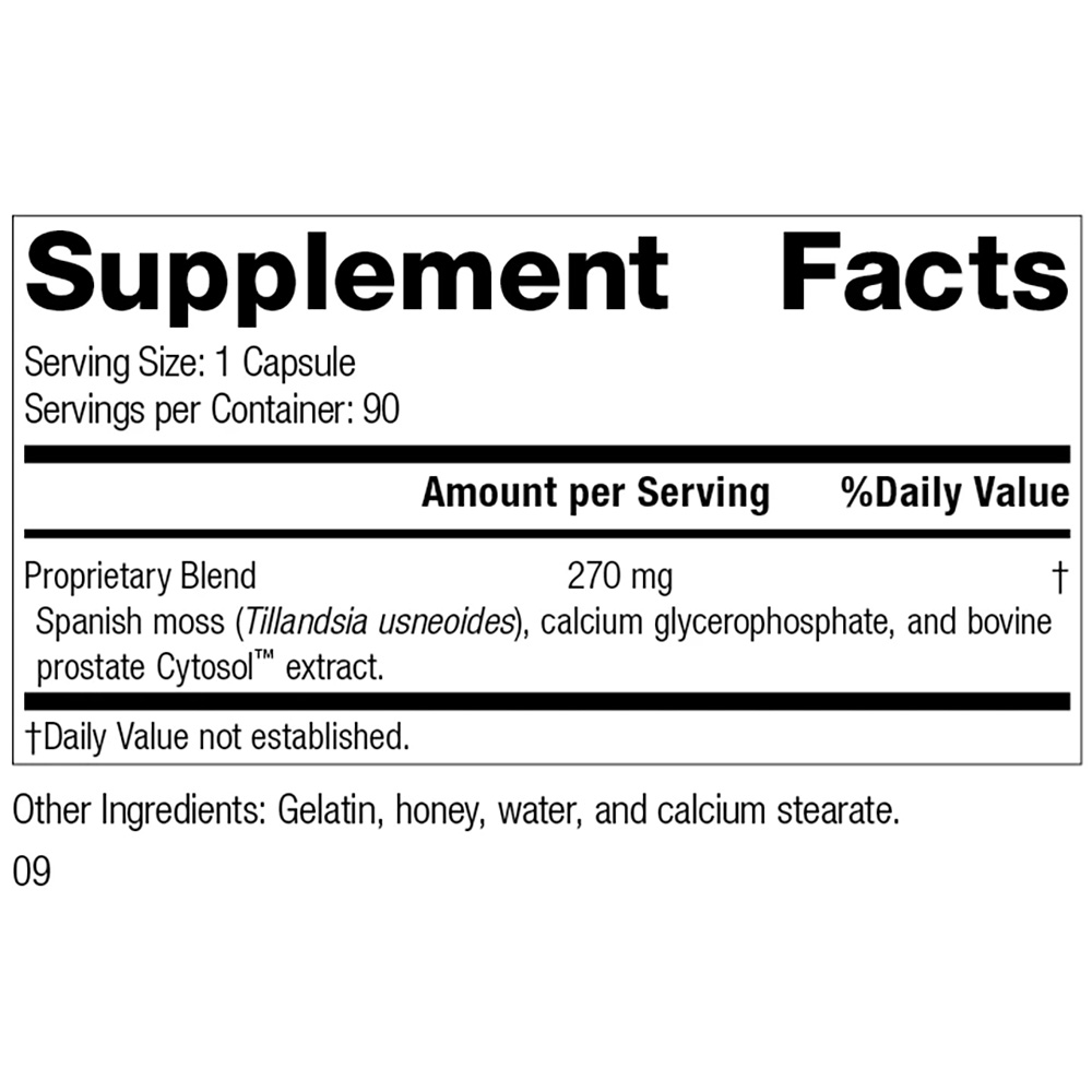 7060-Prost-X-R09-Supplement-Facts-Label